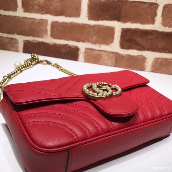 Firstbag ru Marmont GG Bag GUCCI Belt Pearl Chain 0809